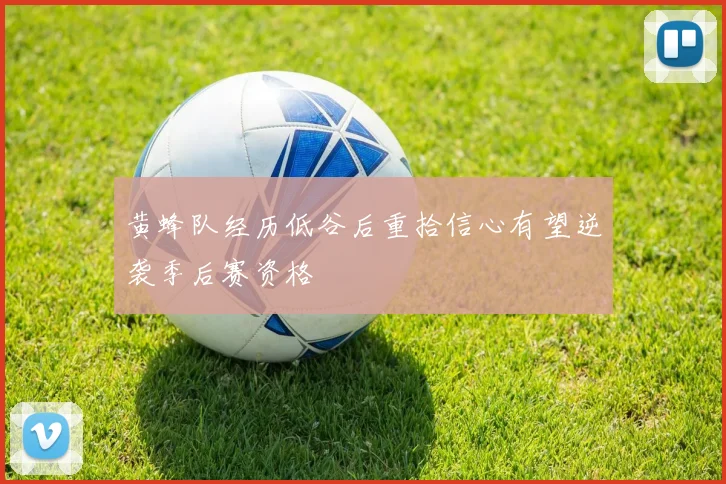 黄蜂队经历低谷后重拾信心有望逆袭季后赛资格